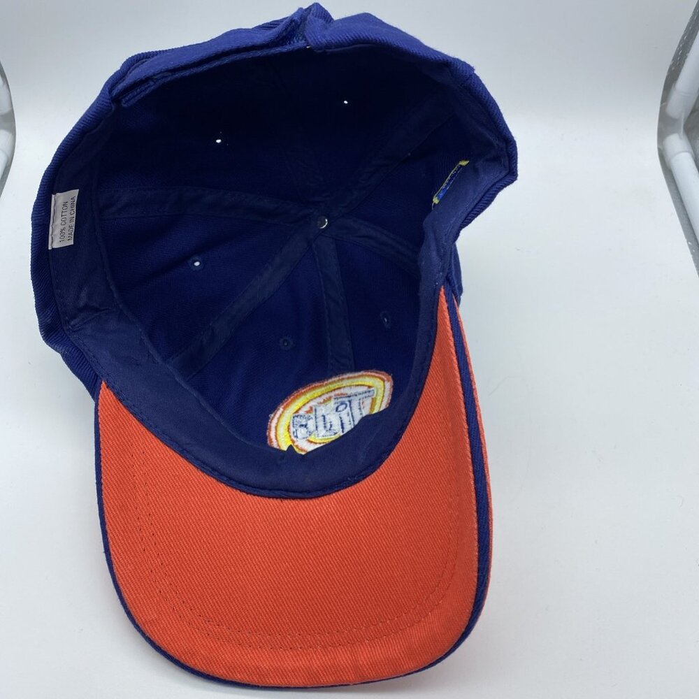 Tide Racing Blue Orange 32 Adjustable Adult Baseball Cap Hat Hook-Loop Downey - Picture 7 of 14